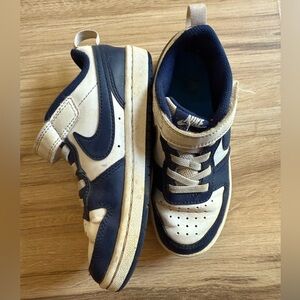 Kids Nike Navy and White Sneakers Size 12C